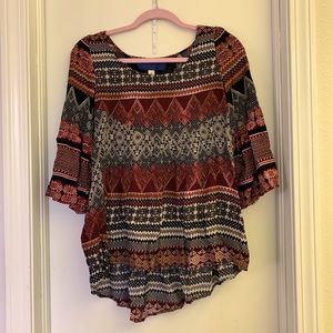 ❌SOLD❌ Blue Rain • Babydoll Top